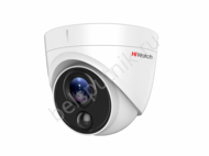 2 Мп купольная уличная HD-TVI камера с ИК подсветкой до 20 м и PIR датчиком IP 67 DS-T213 (2.8 mm)